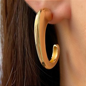 BRACELETE FIO CURVADO CONTRÁRIO LISO BIJU