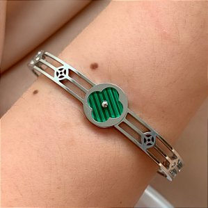 BRACELETE DOIS FIOS LISOS DOURADO AÇO 316L⭐️