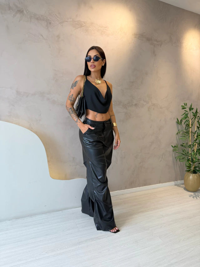Calça Courino
