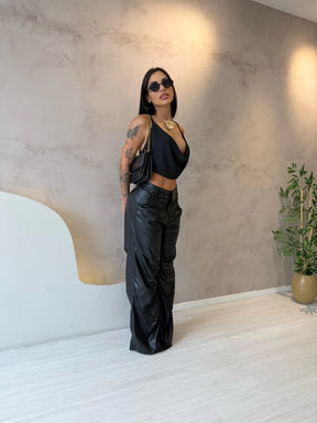 Calça Courino