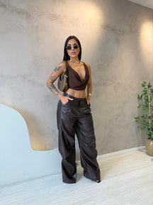 Calça Courino